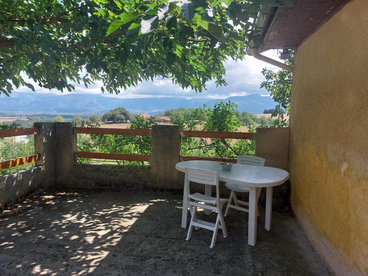 Villa Maisonnette campagnarde avec vue sur Vercors à Montmiral Extérieur photo